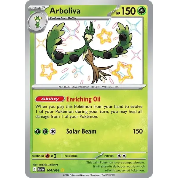 Pokemon Arboliva (104) Lightly Played Holofoil