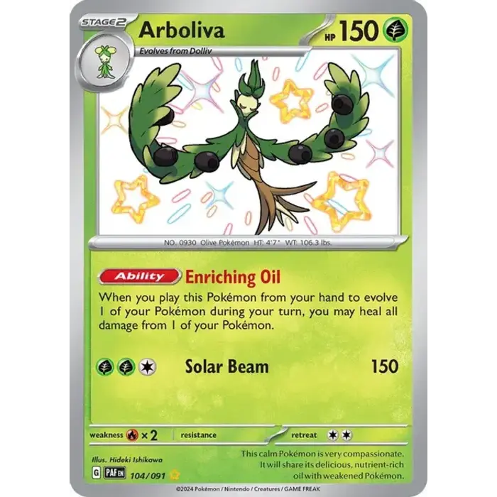 Pokemon Arboliva (104) Lightly Played Holofoil