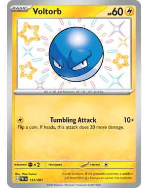 Pokemon Voltorb (133) Lightly Played Holofoil