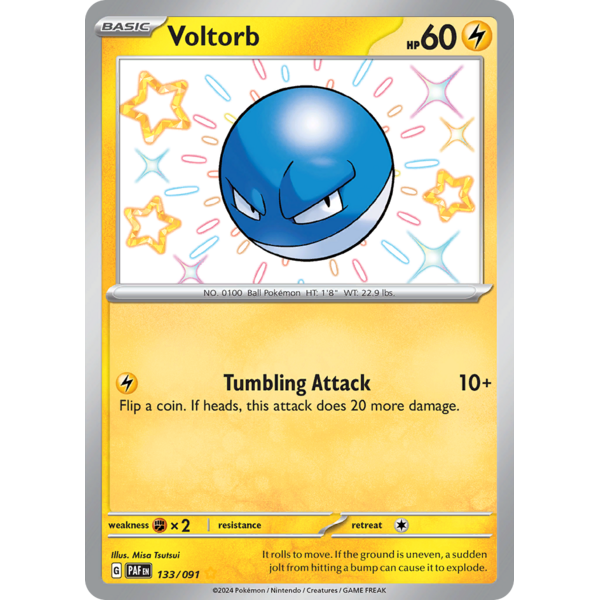Pokemon Voltorb (133) Lightly Played Holofoil