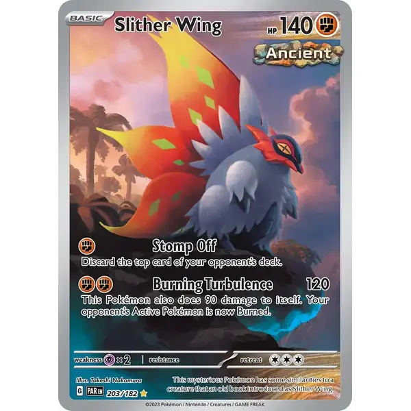 Pokemon Slither Wing (203) Lightly Played Holofoil
