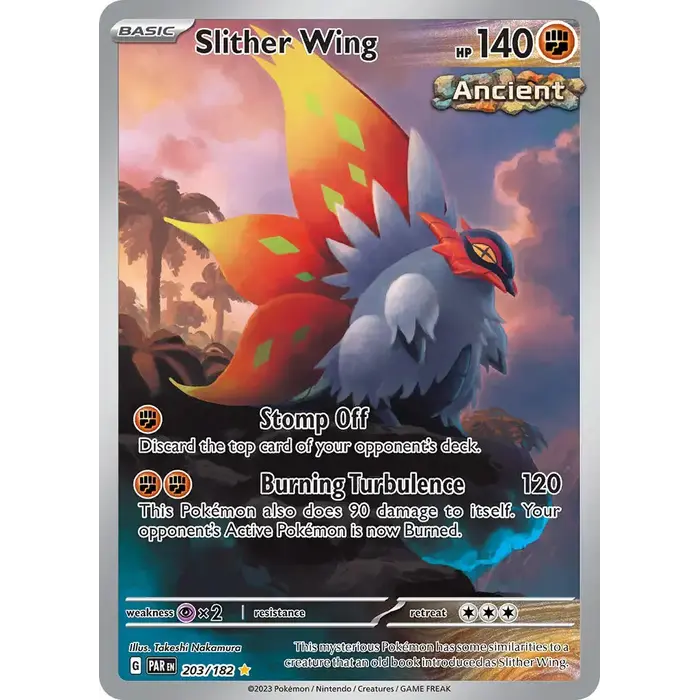 Pokemon Slither Wing (203) Lightly Played Holofoil