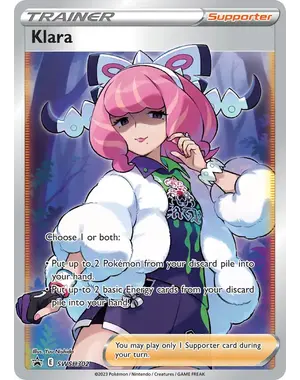 Pokemon Klara (Full Art) (SWSH302) Lightly Played Holofoil
