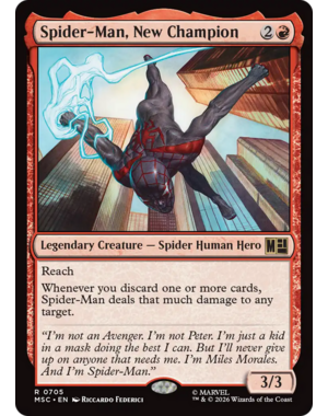  Spider-Man, New Champion (705) Near Mint Foil