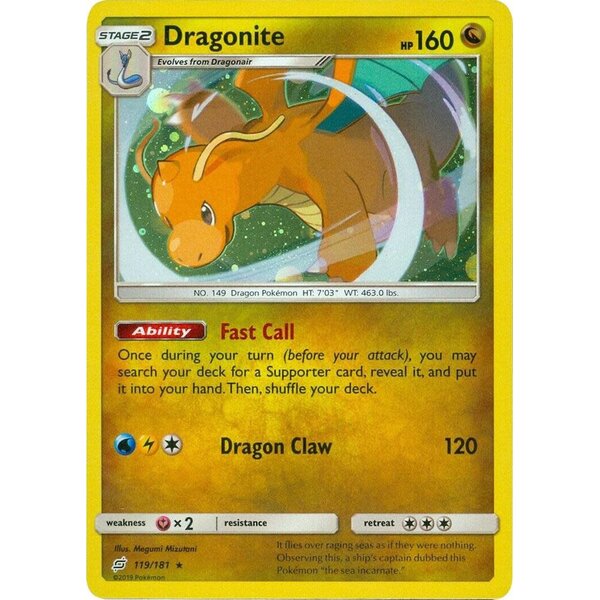 Pokemon Dragonite (Cosmos Holo) (119) Lightly Played Holofoil