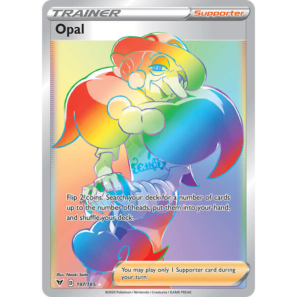 Pokemon Opal (Secret) (197) Lightly Played Holofoil