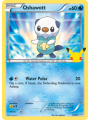 Pokemon Oshawott (021) Lightly Palyed Holofoil