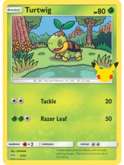 Pokemon Turtwig (004) Lightly Played Holofoil