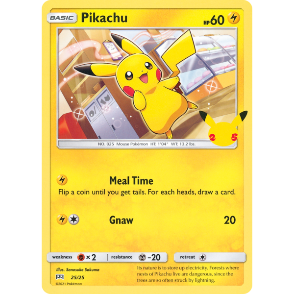 Pokemon Pikachu (025) Lightly Played