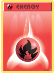 Pokemon Fire Energy (092) Lightly Played Reverse Holofoil