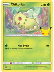 Pokemon Chikorita (002) Lightly Played Holofoil
