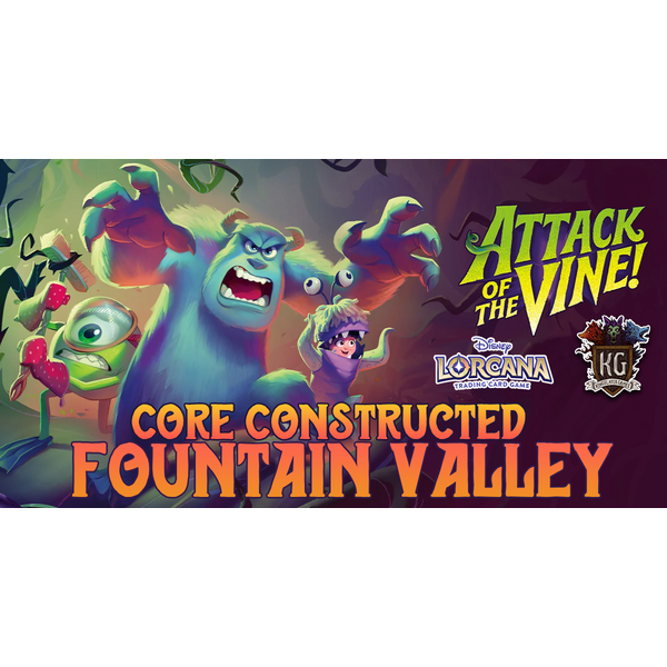 Disney Lorcana 9/07/26 Fountain Valley Lorcana Core Constructed Monday 630 PM