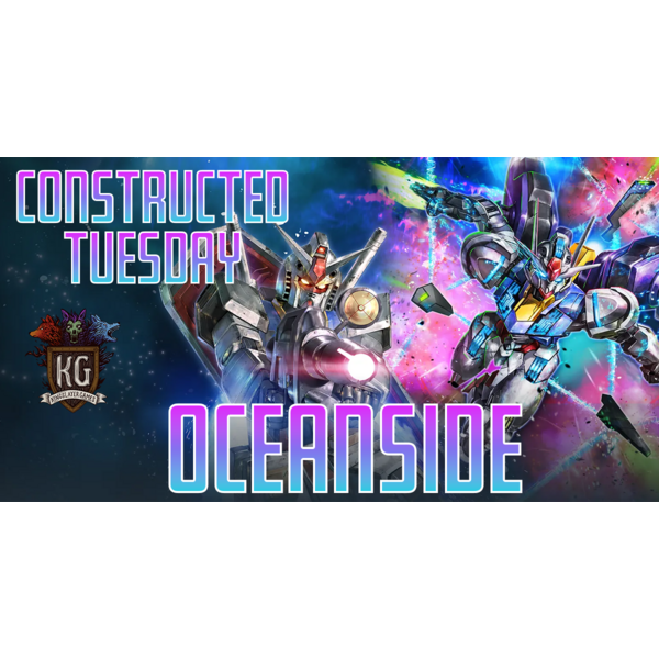 Bandai 9/01/26 Oceanside Gundam Constructed Tuesday 630 PM