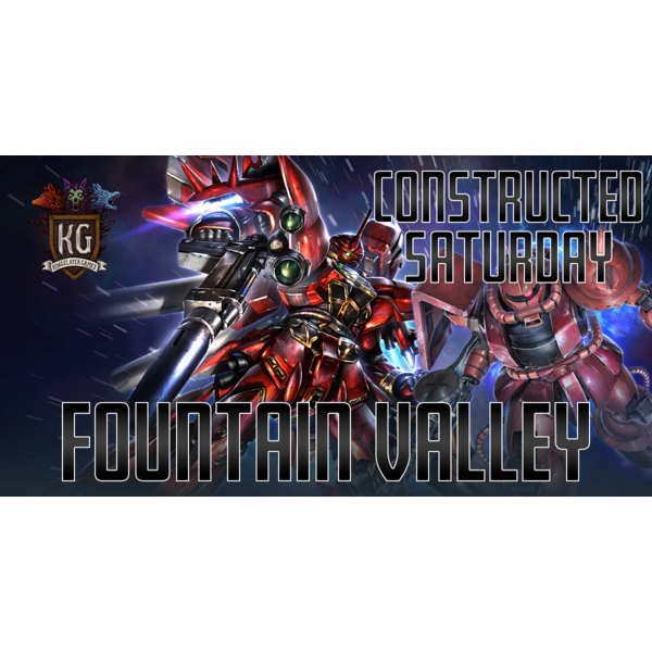 Bandai 9/05/26 Fountain Valley Gundam Constructed Saturday 12 PM