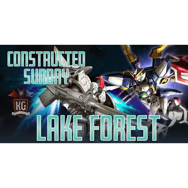 Bandai 9/20/26 Lake Forest Gundam Constructed Sunday 12 PM