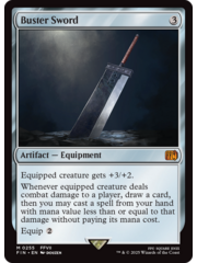 Magic: The Gathering Buster Sword (255) Near Mint Foil