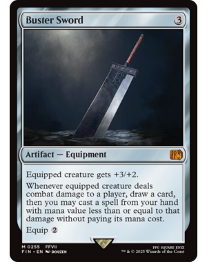 Magic: The Gathering Buster Sword (255) Near Mint Foil