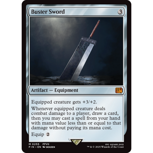 Magic: The Gathering Buster Sword (255) Near Mint Foil