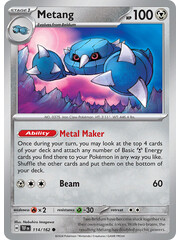 Pokemon Metang (114) Lightly Played