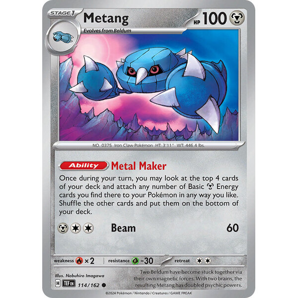 Pokemon Metang (114) Lightly Played