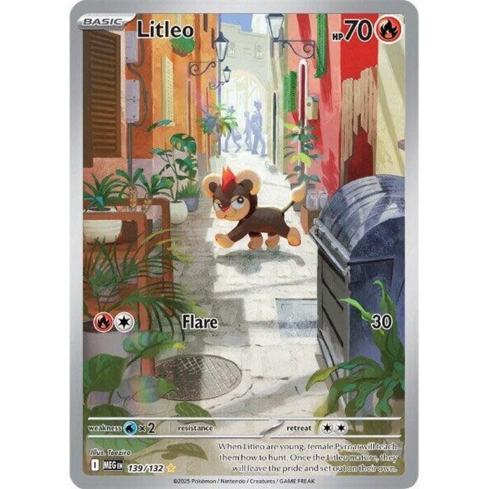 Pokemon Litleo (139) Lightly Played Holofoil