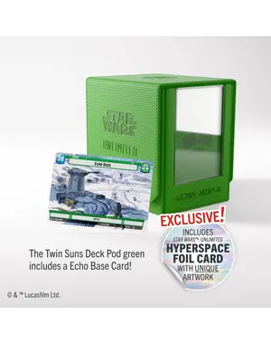 Gamegenic Star Wars: Unlimited Twin Suns Deck Pod Green