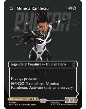 Magic: The Gathering Monica Rambeau (Borderless) (356) Near Mint Foil