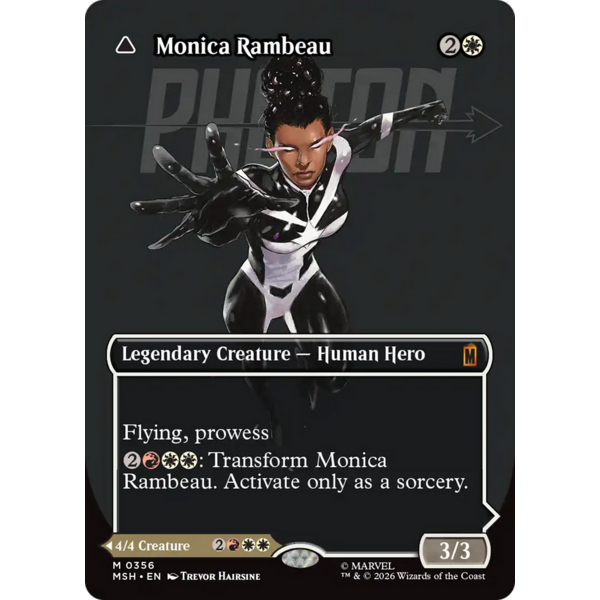 Magic: The Gathering Monica Rambeau (Borderless) (356) Near Mint Foil