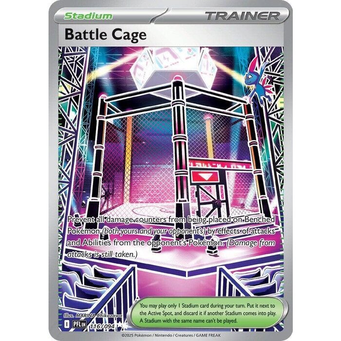 Pokemon Battle Cage (116) Lightly Played Holofoil
