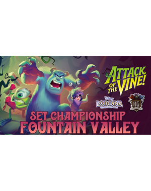 Disney Lorcana 9/05/26 Fountain Valley Lorcana Attack of the Vine! Set Championship Saturday 10 AM