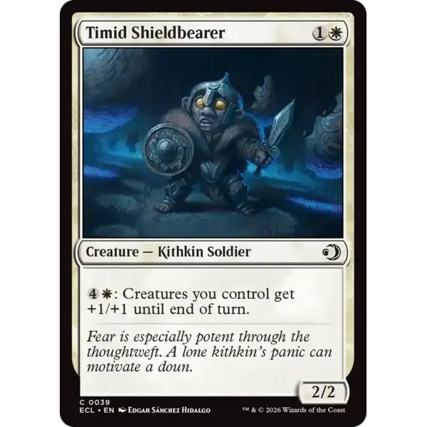Timid Shieldbearer (39) Lightly Played