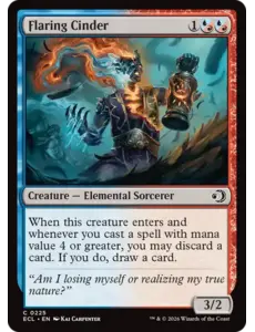  Flaring Cinder (225) Lightly Played