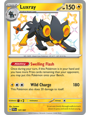 Pokemon Luxray (137) Lightly Played Holofoil