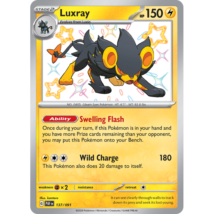 Pokemon Luxray (137) Lightly Played Holofoil