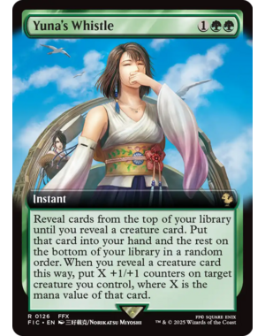 Magic: The Gathering Yuna's Whistle (Extended Art) (126) Lightly Played