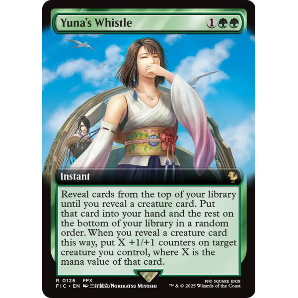 Magic: The Gathering Yuna's Whistle (Extended Art) (126) Lightly Played