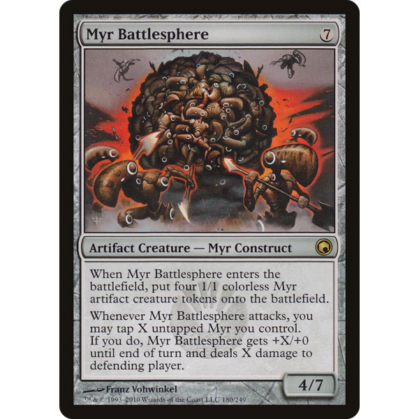 Magic: The Gathering Myr Battlesphere (180) Lightly Played