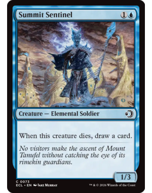 Magic: The Gathering Summit Sentinel (73) Lightly Played