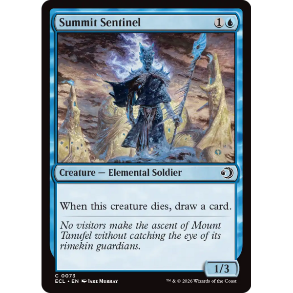 Magic: The Gathering Summit Sentinel (73) Lightly Played