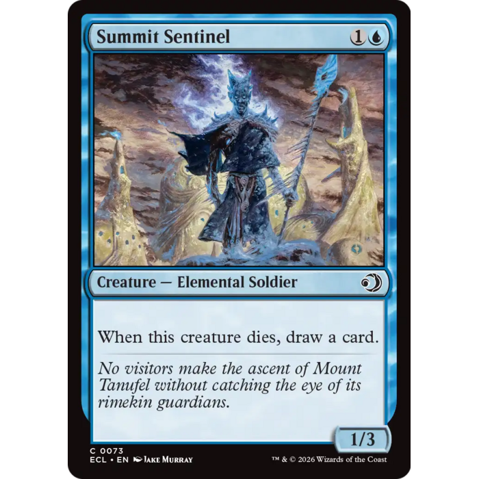 Magic: The Gathering Summit Sentinel (73) Lightly Played
