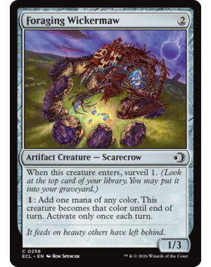 Magic: The Gathering Foraging Wickermaw (256) Lightly Played