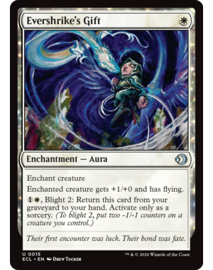Magic: The Gathering Evershrike's Gift (15) Lightly Played