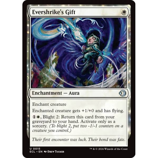 Magic: The Gathering Evershrike's Gift (15) Lightly Played
