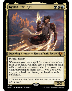 Magic: The Gathering Kellan, the Kid (213) Lightly Played