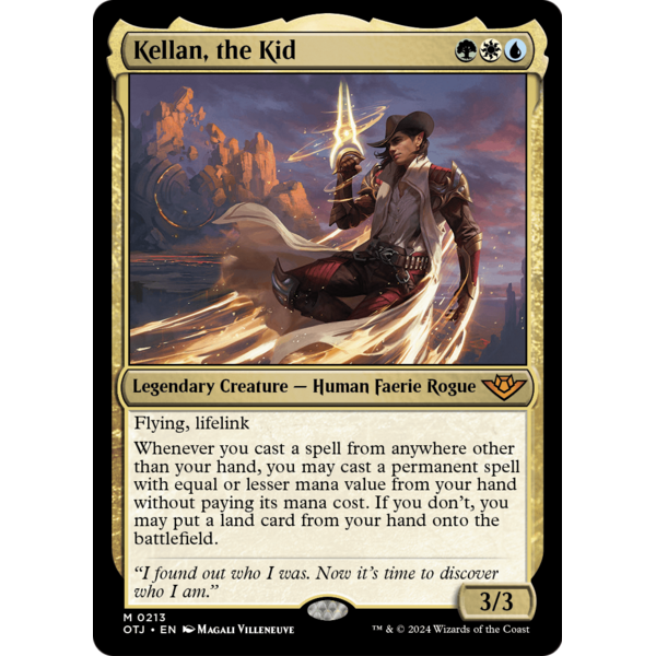 Magic: The Gathering Kellan, the Kid (213) Lightly Played