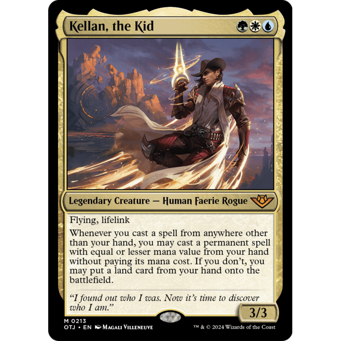 Magic: The Gathering Kellan, the Kid (213) Lightly Played