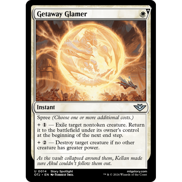 Magic: The Gathering Getaway Glamer (14) Lightly Played