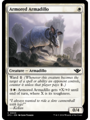 Magic: The Gathering Armored Armadillo (3) Lightly Played