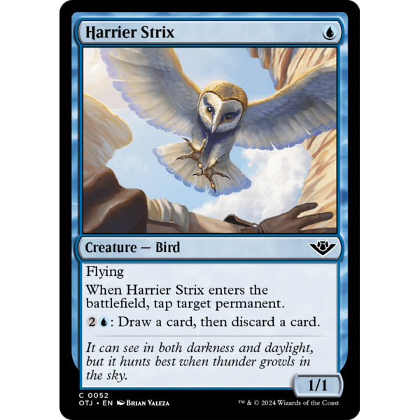 Magic: The Gathering Harrier Strix (52) Lightly Played