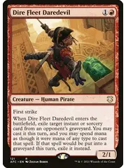 Magic: The Gathering Dire Fleet Daredevil (121) Lightly Played
